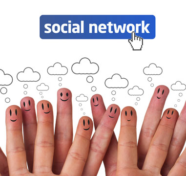 social network fingers